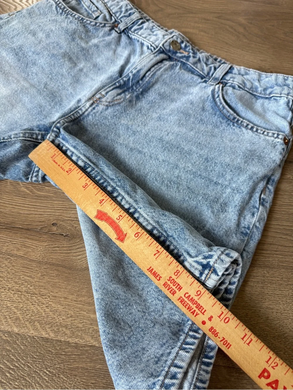 H&M Light Blue Denim Jean Shorts